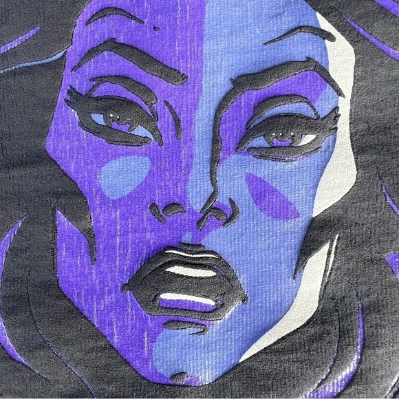 Disney Haunted Mansion Spirit Jersey Tie Dye Blue Purple Madame Leota XS READ - Picture 13 of 16